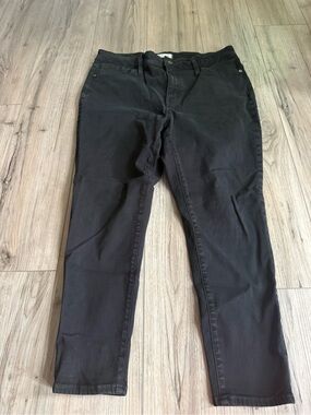 Madewell Curvy High Rise Black Skinny Jeans 34P